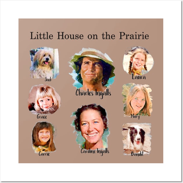 Laura Ingalls Wilder Family Wall Art by Neicey